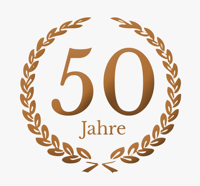 50-jähriges Firmenbestehen 